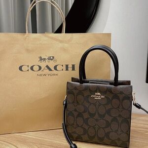 Coach Mini Bag in Brown and Black